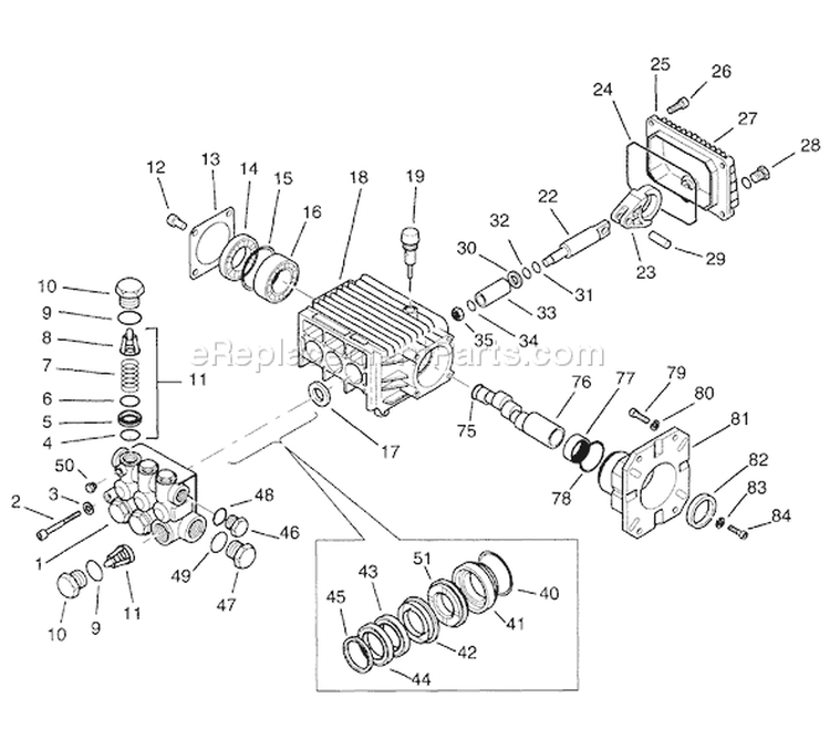 Page B Diagram and Parts List for 1295-0  Briggs and Stratton Pressure Washer